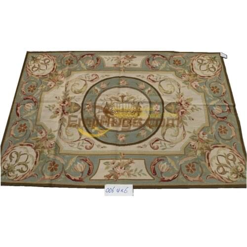 Gorgeous Hand-stitched Wool Needle-point Rugs At The Louvre Home Decore Folk Art Wool Knitting Carpets