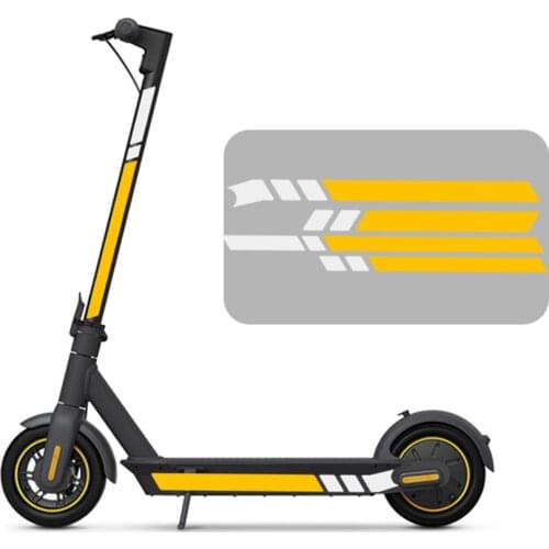 Waterproof PVC Reflective Stickers for Xiaomi MaxG30 For Ninebot Electric Scooter Safety Reliable DIY Protective Sticker Decal