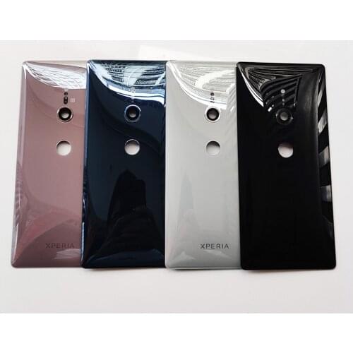 XZ 2 Rear Glass Housing For Sony Xperia XZ2 Battery Cover Door Back Housing Rear Case Replacement Parts