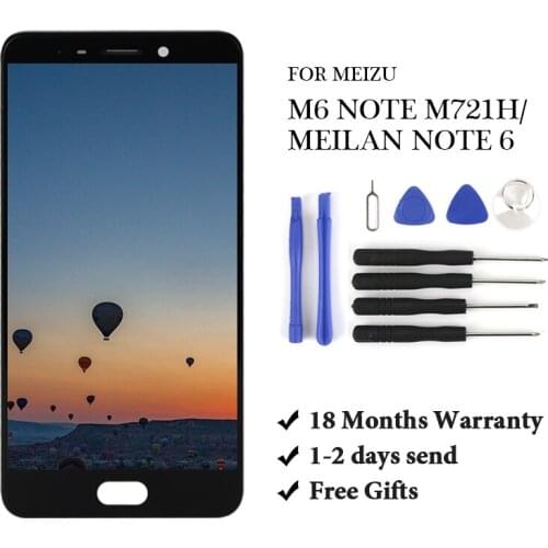1pc LCD For Meizu M6 Note M721H LCD Display Touch Screen Digitizer Assembly For Meizu M6 Note LCD Digiziter Display Aseembly