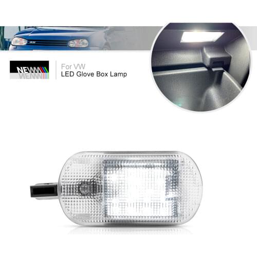 1PC Canbus LED Glove Box Lamp Light For VW Bettle Bora Golf Variant Caddy Touran Touareg for Skoda Superb Fabia Yeti Octavia