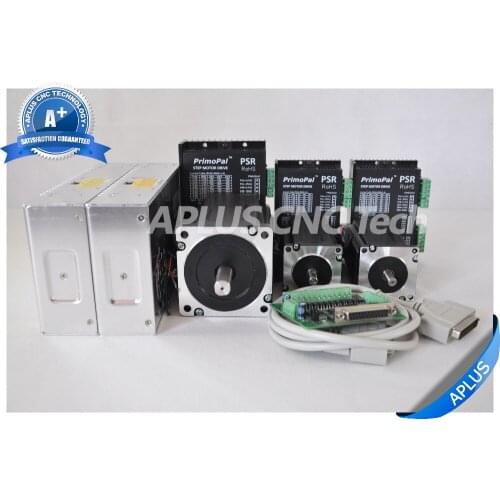 3-Axis Kits, 1 PC NEMA 34 1696oz-in & 2 PCS NEMA 23 396oz-in Stepper Motors & Drivers & Power Supplies