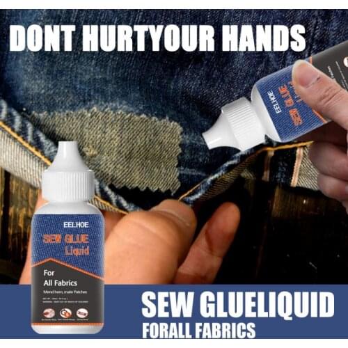 30ml Sewing Cloth Glue, Clothes Repair Glue, Ironing Cloth Bonding Glue Clothes