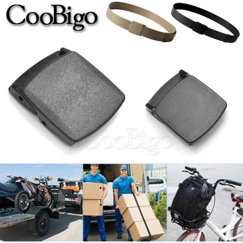 5Pcs Plastic Cam Belt Buckle Toggle Tactical Clip Black For DIY Backpack Webbing Jeans Clothes Military Accessories 25mm 38mm