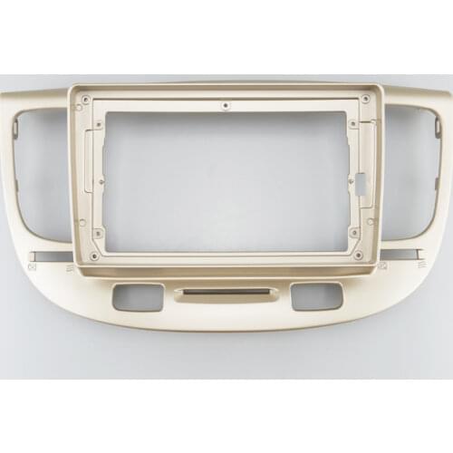 9 inch Car Fascia Radio Panel for 2006-2011 KIA RIO Dash Kit Install Facia Console Bezel Adapter 9inch Plate Trim Cover