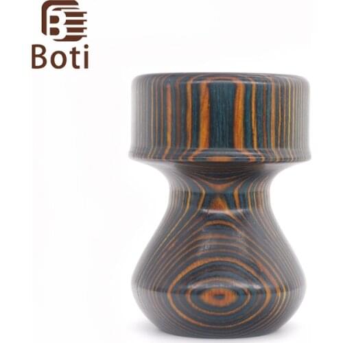 Boti Brush-Annual Ring Handle MenS Shaving Brush Handle Wood Material Daily Beard Essentials Handmade Accept Customizatiion