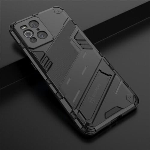 For Oppo Find X3 Case Find X3 Neo Lite Pro Cover Shockproof TPU Bumper Table Stand Protect Armor Hard PC Phone Case Find X3 Pro