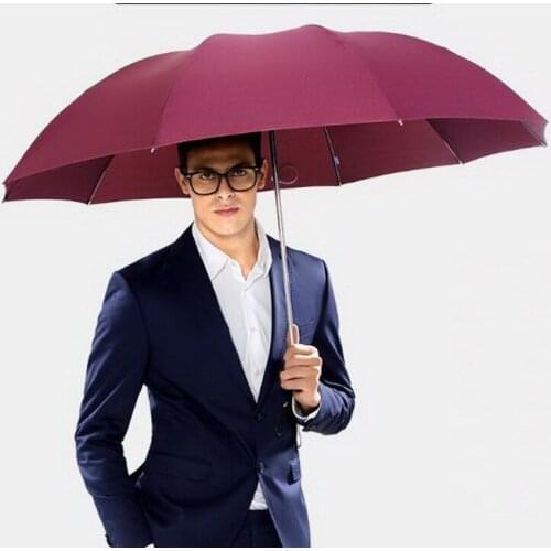 170341/Resistant UVA/Ultra-light carbon fiber dual umbrella /High-quality rain umbrella/Three folding sun umbrella