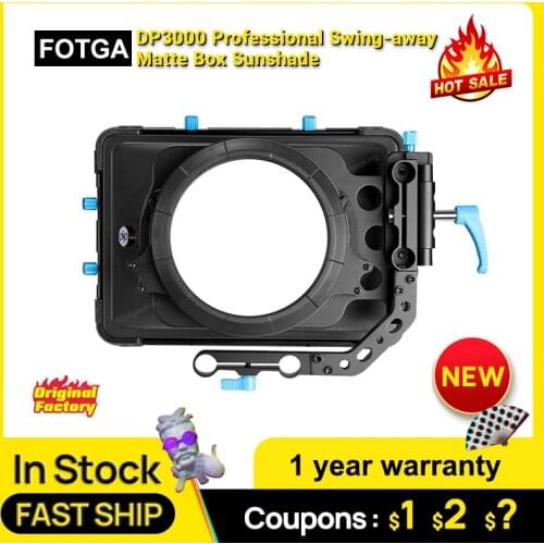 FOTGA DP3000 Professional Swing-away Matte Box Sunshade for 15mm Rod DSLR Rig M3 vs tilta matte box for all camcorders and DSLRs