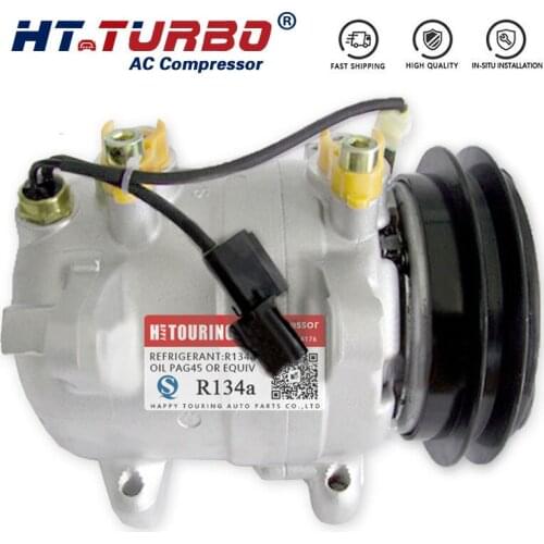 92600-57G11 92600-0F000 92600-01G15 DKV14C A/C Compressor For NISSAN NAVARA Pickup D21 2.4 2.7 1985- / FORD MAVERICK 2.4 1993