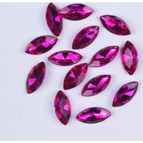 Prajna Red Horse Eye Tape Rhinestones Glue On Clothes For Crafts Crystals Rhinestone for Wedding Dresses Decoration Applique DIY