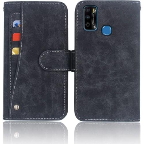 Hot! Infinix Smart 4 Plus Case Luxury Wallet Flip Leather Phone Bag Cover Case For Smart 4 PlUS With Front Slide Card Slot