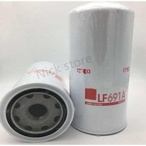 Oil Filter LF691A P551808 P554005 1R0716 2P4005 For Marine Cummins Generator For Fleetguard FJ-3029 DO935 EF-42007 PH3335 OC484