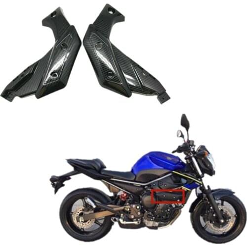 Motorcycle Side Panel Fairing Bodywork Frame Cover Carbon Fiber Paint Fit For Yamaha XJ6 2009-2012