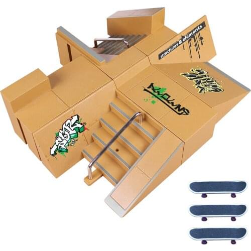 Skate Park Kit Ramp Parts For Finger Skateboard Fingerboard Toy Excellent Extreme Sports Enthusiasts Suitable Sport Toys