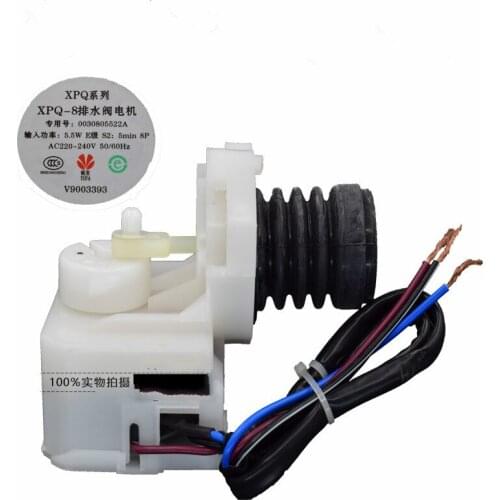 Original Drum washing machine parts XQG55-L832W/62-L703C drainage tractor XPQ-8 drain valve motor