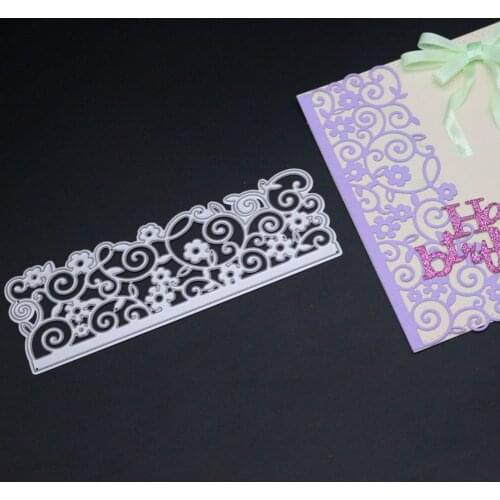 Invitation Lace Metal Cutting Dies Irregular Frame Stencils DIY Scrapbooking Photo Album Decorative Embossing Craft Template