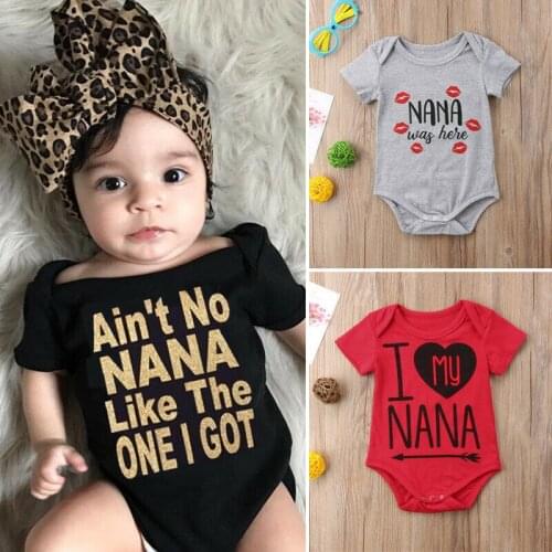 Pudcoco Babys Bodysuits 6M-18M Cotton Newborn Baby Girl Boy Short Sleeve Bodysuits Romper Clothes Outfits Summer