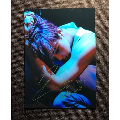 Hand signed SuperM KAI autographed photo EXO 5*7 092019N2