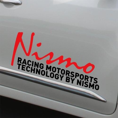 1 Pair Customization NISMO On Car Doors Sticker For NISSAN QASHQAI JUKE X-TRAIL TIIDA ALMERA NOTE PRIMERA MARCH TEANA