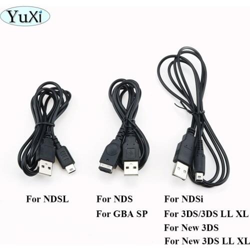 YuXi 1Pcs USB Charging Advance Line Cord Charger Cable compatible for Nintend For NDSL NDSi NDS For GBA SP For 3DS XL LL