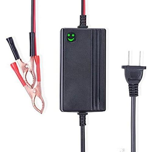 12V Portable Auto Car Battery Charger Boat Motorcycle Tender Trickle Maintainer Safer Floating Charger