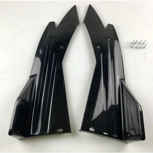 2PCS General Car Rear Bumper Lip Winglets Side Skirt Splitters Spoiler Lip Side Wing Trim Decorative Lip 520-539g