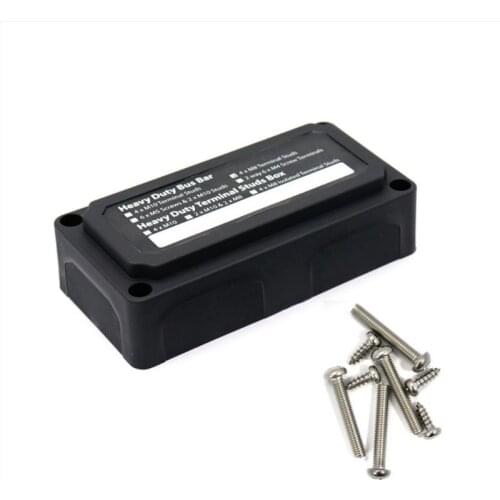 2021 New Heavy Duty 4 Way Bus Bar/Power Distribution Box With Screw On Cover - 300A