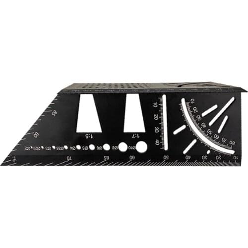 3D Woodworking Ruler Angle Measuring Tool Gauge Ruler Drill Guide For Woodworking Gauge Measuring Tool Woodworking