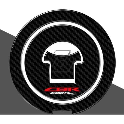 3D Carbon-look Motorcycle Fuel Gas Cap Protector Decals Case for Honda CBR600RR CBR 600RR 2003-2016