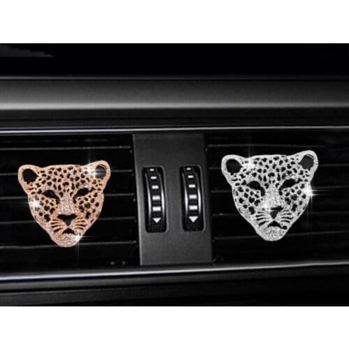Money Leopard with Diamonds car Air conditioning outlet perfume car perfume car interior accessories car fragrance