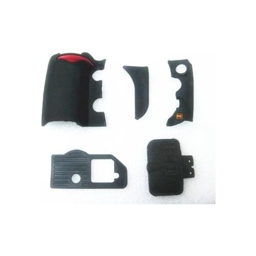 Free Shipping! D700 5 PIECE FRONT/REAR/ GRIP RUBBER with USB rubber SET NEW REPAIR PARTS OEM For NIKON