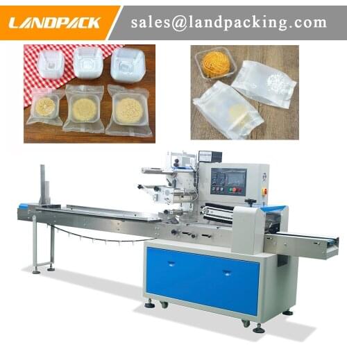 Multifunction Mooncake Tray Cake Flow Wrap Machine Convenient And Efficient Packing