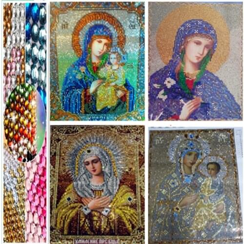 NEW 30*40CM DIY 5D diamond embroidery Religion diamond mosaic painting pattern crystal glass home decor Wall Sticker Embroidery