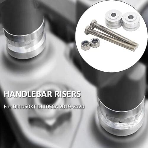 NEW Motorcycle Accessories For Suzuki DL1050XT DL1050A V-Strom V Strom VSTROM DL1050 CNC Handlebar Risers Height Up Adapters