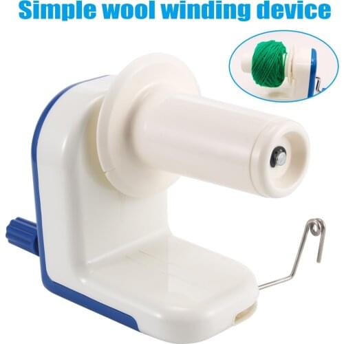 Portable String Ball Wool Winder Holder Hand Operated Swift Yarn Fiber Cable Winder Machine Fiber Wool Yarn Craft