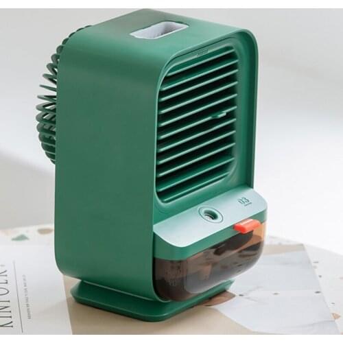 Portable Mini Rechargeable Water-cooled Air Conditioner Humidifier Desktop Fan 425B