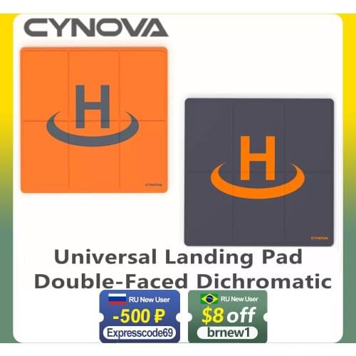 Cynova Landing Pad Accessories for DJI Mavic Mini 2 and Quadcopter RC Drone Size 50 * 50 cm Dichromatic Different Model Adapter