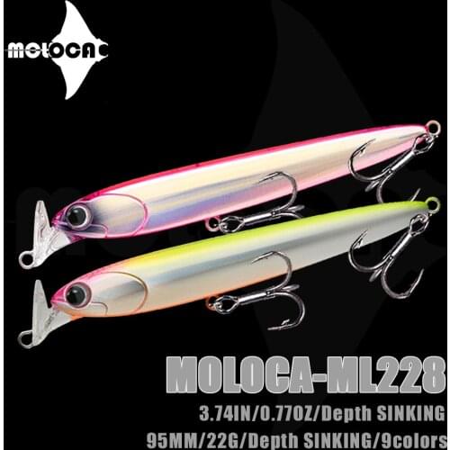 Fishing Lure Pencil Weights 22g 95mm Sinking Peche Accessoire Leurre Truite Fish Isca Artificial Winter Angeln Zubehor Tackle
