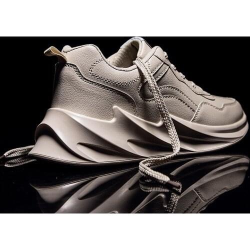 Sooneeya Men's White Sneakers