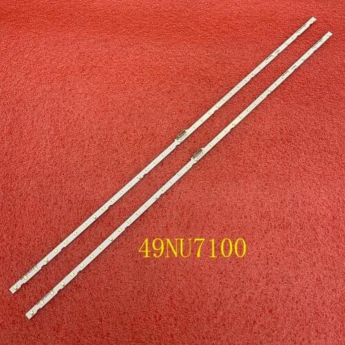 2pcs LED Backlight Strip for Samsung UE49NU7100 UE49NU7102 UE49NU7140U UE49NU7670 UE49NU7120 UE49NU7170 UN49NU7100 UE49NU7100K