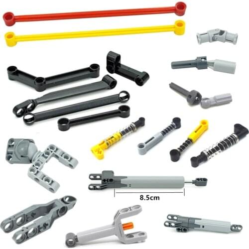 Technical Parts Bricks Shock Absorber Universal Wheel Push Rod Connector Drive Steering Building Blocks 61903 92693 57515 32005