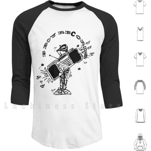 B Boy Records Old School Hip Hop Hoodie Long Sleeve B Boy B Boy Records Old School Hip Hop Old School Break Dance