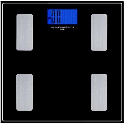 Smart Touch Weight Measure 400 lb/0.1kg Digital Scales Track Body Weight,BMI,Fat,Water,Calories,Muscle,Bone Mass Bathroom Scales