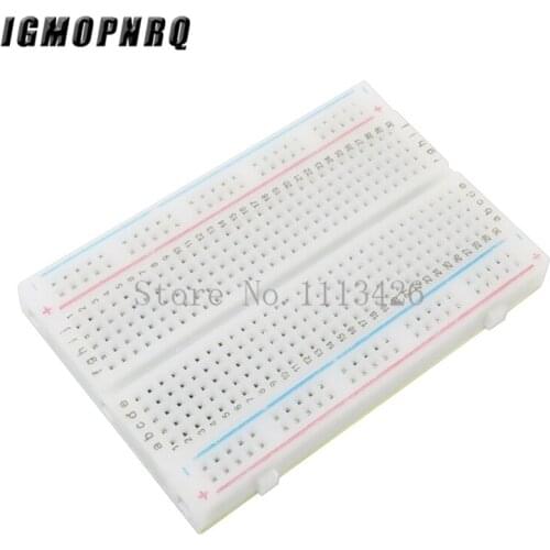 10pcs Quality mini bread board / breadboard 8.5CM x 5.5CM 400 holes