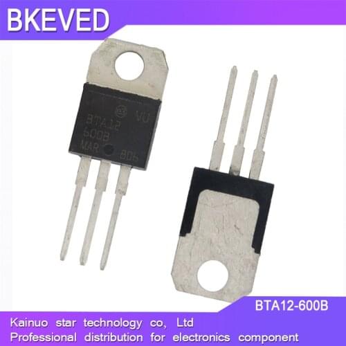 100PCS BTA12-600B TO-220 BTA12-600 TO220 BTA12 new and original IC