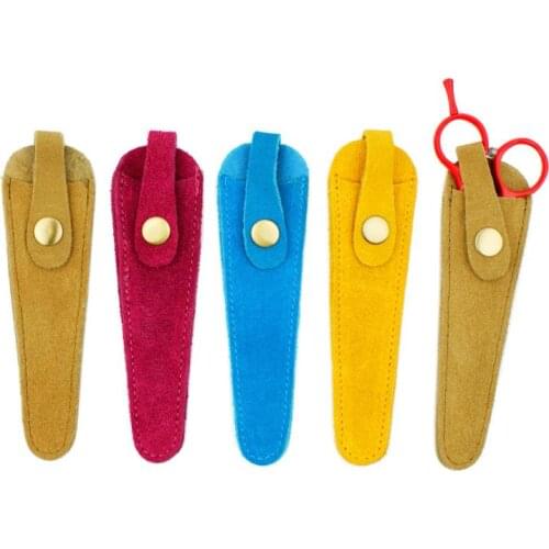 100pcs professional hot hair scissors sheath leather case barber packet scissor cover shears Holster hairdressing bag SN998