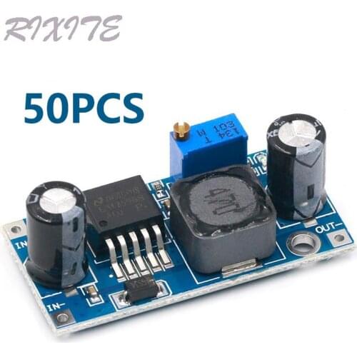50PCS LM2596 LM2596S ADJ Power supply module DC-DC Step-down module 5V/12V/24V adjustable Voltage regulator 3A
