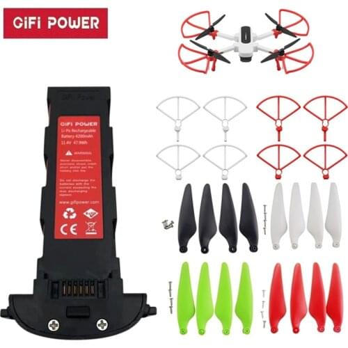 GIFI 11.4V 4200mAh Lipo Battery for Hubsan H117S Zino GPS RC Quadcopter Spare Parts Upgrade 11.4 v Battery Drones For H117S Pro