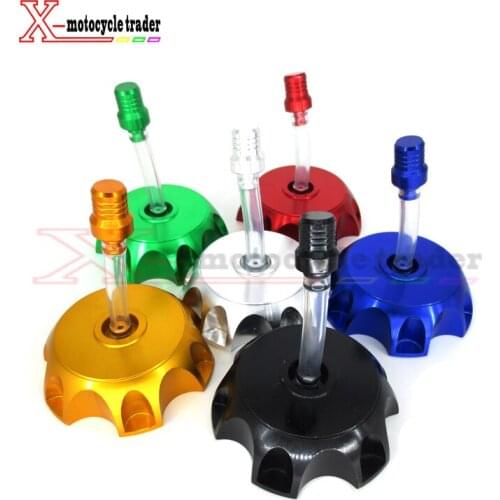CNC Aluminium Gas Fuel Petrol Tank Cap Vent china crf50 SSR SDG Thumpstar DHZ Stomp Pitpro NEW